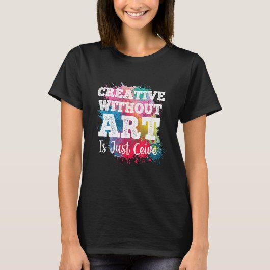 クリエイティブウィザーズJust Ceive先生・アーティスト Tシャツ (正面)