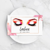 クリエイティブウオーターカラー睫毛 名刺