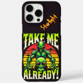 クリエイティブエイリアンア表現ートの望み連絡 Case-Mate iPhoneケース (裏面)