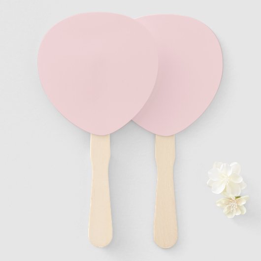 クリエイティブエクスプレッション ブラッシュピンク ハンドファン (正面&裏面)