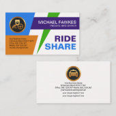 クリエイティブエネルギー建物ブロックライド共有 名刺 (正面/裏面)