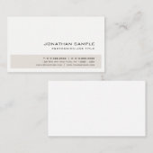 クリエイティブエレガントカラートレンディーお洒落プロフェッショナル 名刺 (正面/裏面)