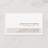 クリエイティブエレガントカラートレンディーお洒落プロフェッショナル 名刺 (正面)