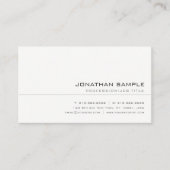 クリエイティブエレガントカラートレンディーお洒落プロフェッショナル 名刺 (正面)