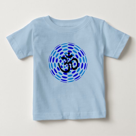 クリエイティブオム – ベビーヨガ服 ベビーTシャツ (正面)
