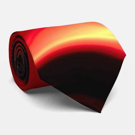 クリエイティブオリジナルスタイリッシュレッドブラック抽象芸術 ネクタイ (ロール)