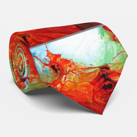 クリエイティブオリジナル抽象芸術モダンアート ネクタイ (ロール)