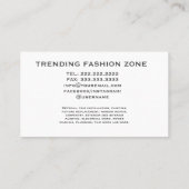 クリエイティブカスタム名刺 | マット 名刺 (裏面)