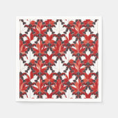 クリエイティブカナダメープルリーフパターンID1072 スタンダードカクテルナプキン (正面)