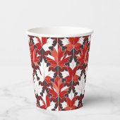 クリエイティブカナダメープルリーフパターンID1072 紙コップ (正面)