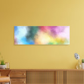 クリエイティブカラフルモダン抽象芸術アートイエローレッド キャンバスプリント (インサイチュ (リビング))
