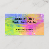 クリエイティブカラフル水彩名刺 名刺 (裏面)