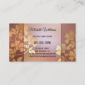 クリエイティブガーデンデザイン造園名刺 名刺 (裏面)