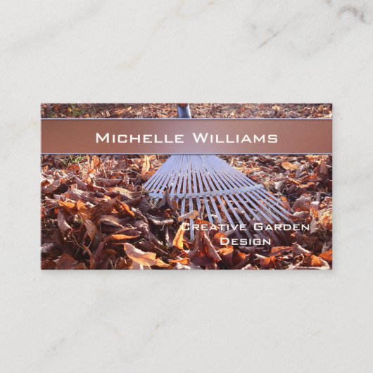 クリエイティブガーデンデザイン造園名刺 名刺 (正面)