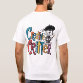 👕🎭クリエイティブキラキラTシャツ🎭👕 Tシャツ (裏面)