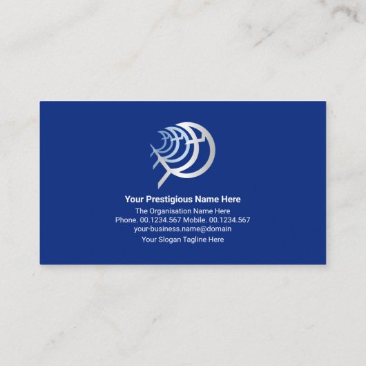 クリエイティブクスタイリッシュリスチャンイクサス魚省 名刺 (裏面)