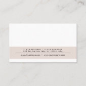 クリエイティブクモダンリーンカエレガントラーデザイントレンディー 名刺 (裏面)