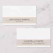 クリエイティブクモダンリーンカエレガントラーデザイントレンディー 名刺 (正面/裏面)