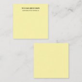 クリエイティブクラシカルトレンディークリームカラー ノートカード (正面/裏面)