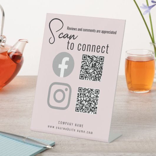 クリエイティブクラフトショー表示アイディアとQRコード 台座サイン (インサイチュ)