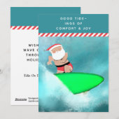 クリエイティブクリスマスサーフィンビーチ シーズンカード (正面/裏面)