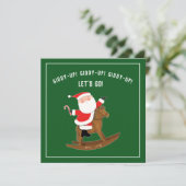 クリエイティブクリスマスパーティの招待状 招待状 (スタンド正面)