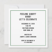 クリエイティブクリスマスパーティの招待状 招待状 (裏面)