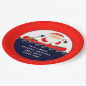 クリエイティブクリスマスパーティー ペーパープレート (アングル)