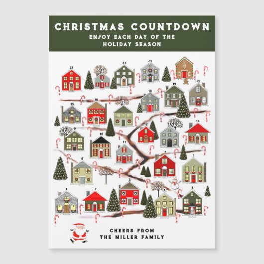 クリエイティブクリスマスホリデーギフトカード (正面)