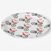 クリエイティブクリスマスホリデーパーティー ペーパープレート (アングル)