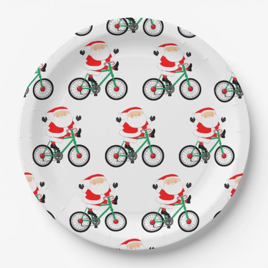 クリエイティブクリスマスホリデーパーティー ペーパープレート (正面)