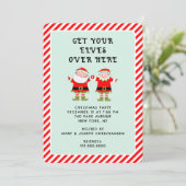 クリエイティブクリスマスホリデーパーティー 招待状 (スタンド正面)