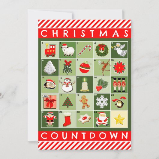 クリエイティブクリスマスホリデーパーティー 招待状 (正面)