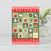 クリエイティブクリスマスホリデーパーティー 招待状 (スタンド正面)