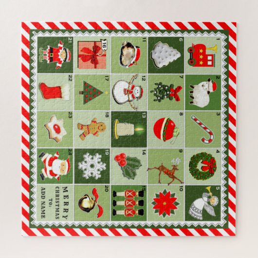 クリエイティブクリスマス降臨暦 ジグソーパズル (横)