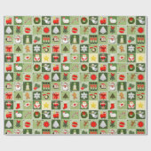 クリエイティブクリスマス降臨暦 ラッピングペーパー (フラット)