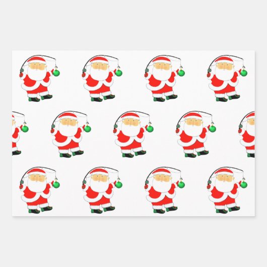 クリエイティブクリスマス魚釣りプレゼント ラッピングペーパーシート (正面2)