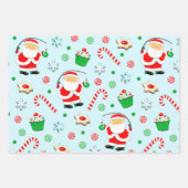 クリエイティブクリスマス魚釣りプレゼント ラッピングペーパーシート (正面)