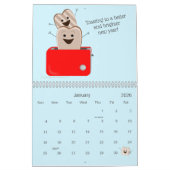 クリエイティブクリッター12か月カレンダー カレンダー (1月 2026)