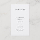 クリエイティブクリーンデザインプロフェッショナルプレーンモダン 名刺 (裏面)