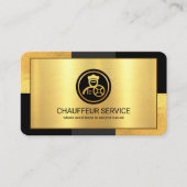 クリエイティブグスタイリッシュレイ金ゴールド層駆動 名刺 (正面)