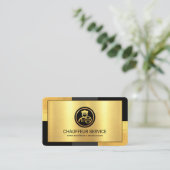 クリエイティブグスタイリッシュレイ金ゴールド層駆動 名刺 (スタンド正面)