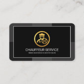 クリエイティブグスタイリッシュレームモノクロ層駆動 名刺 (正面)