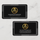 クリエイティブグスタイリッシュレームモノクロ層駆動 名刺 (正面/裏面)