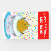 クリエイティブグラウンドホグデイ誕生日バナー 横断幕 (横)