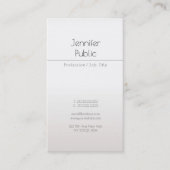 クリエイティブグラムフェイクシルバーモダンプロフェッショナルリュックス 名刺 (正面)