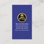 クリエイティブグランジ色金ゴールドタブ 名刺 (裏面)