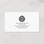 クリエイティブグリーンシェーズコーナー縁どメジョルネゴシオ  名刺 (裏面)