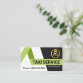 クリエイティブグリーンタクシールート 名刺 (スタンド正面)