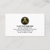 クリエイティブグリーンタクシールート 名刺 (裏面)